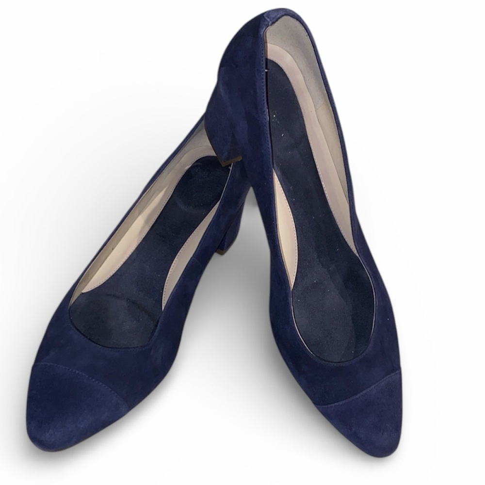 Cole Haan Navy Blue Suede shoes